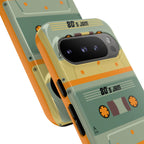 Retro 80's Jam RG Tough Phone Case for iPhone, Galaxy, or Google PIXEL