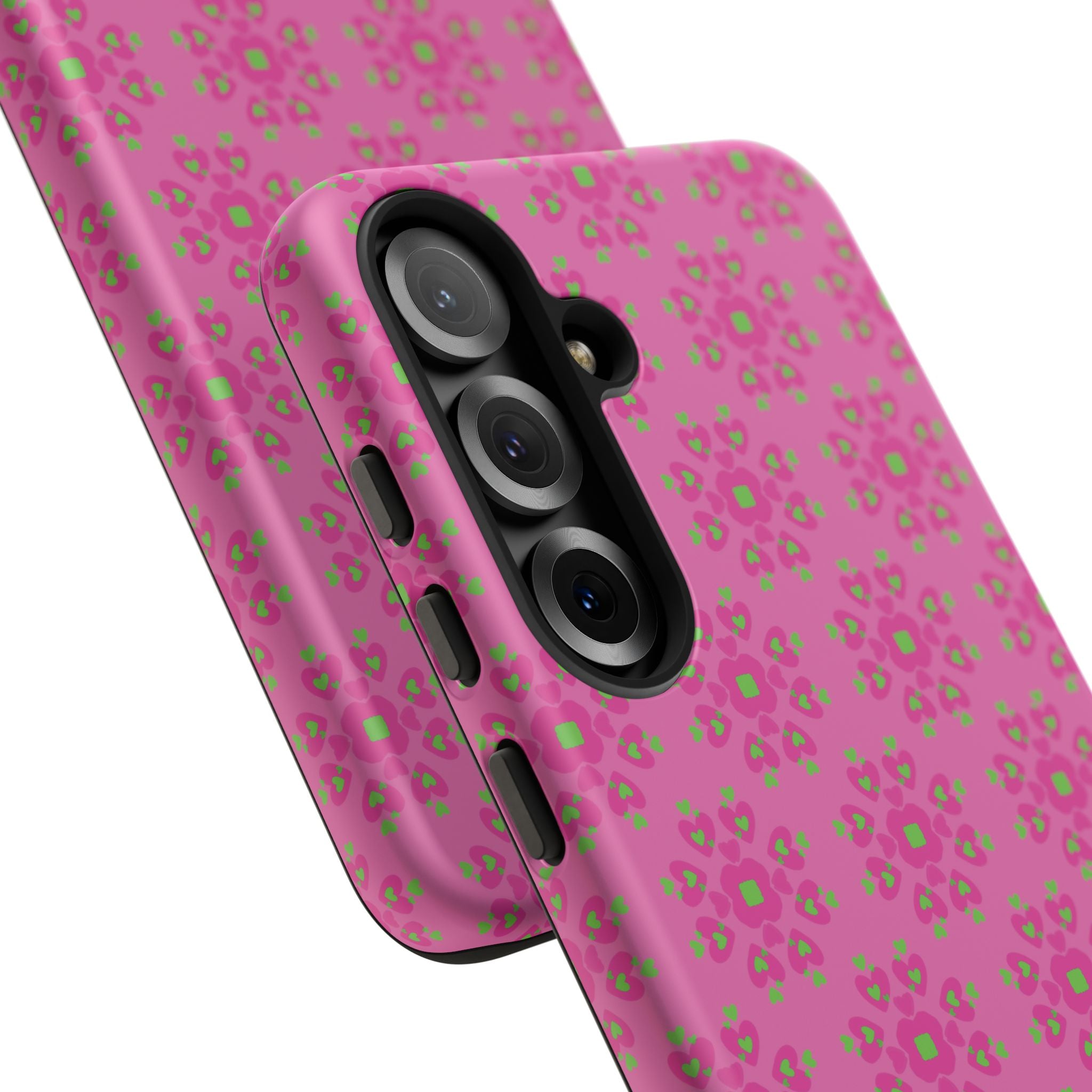 Floresta Heart Pink Tough Phone Case iPhone, Galaxy, or Google Pixel
