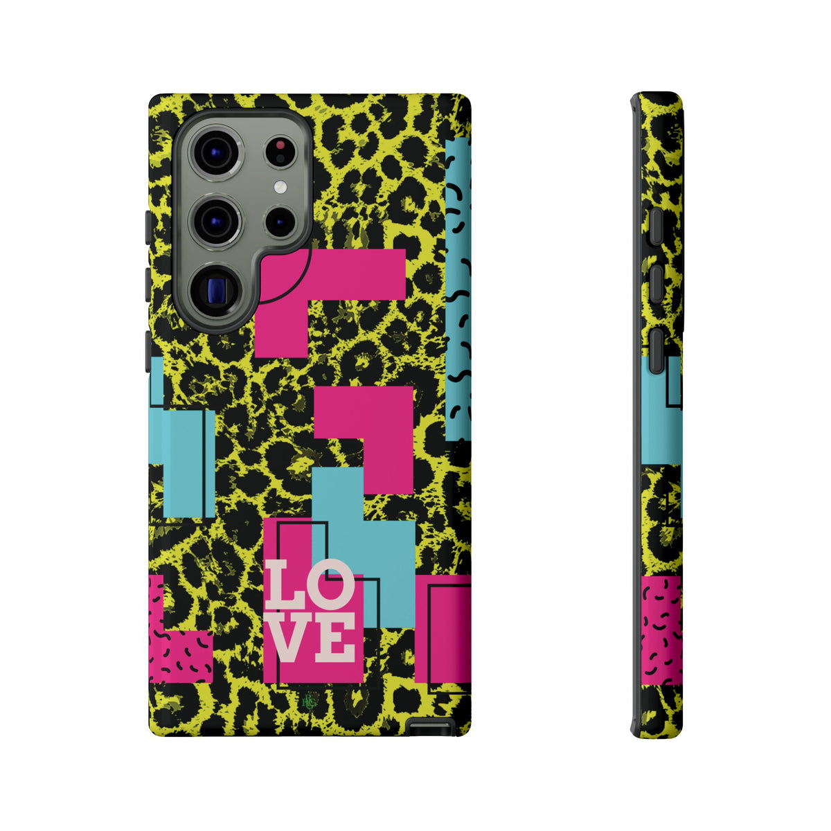 LOVE Neon Yellow RG Phone Case iPhone, Galaxy and Google Tough Cases