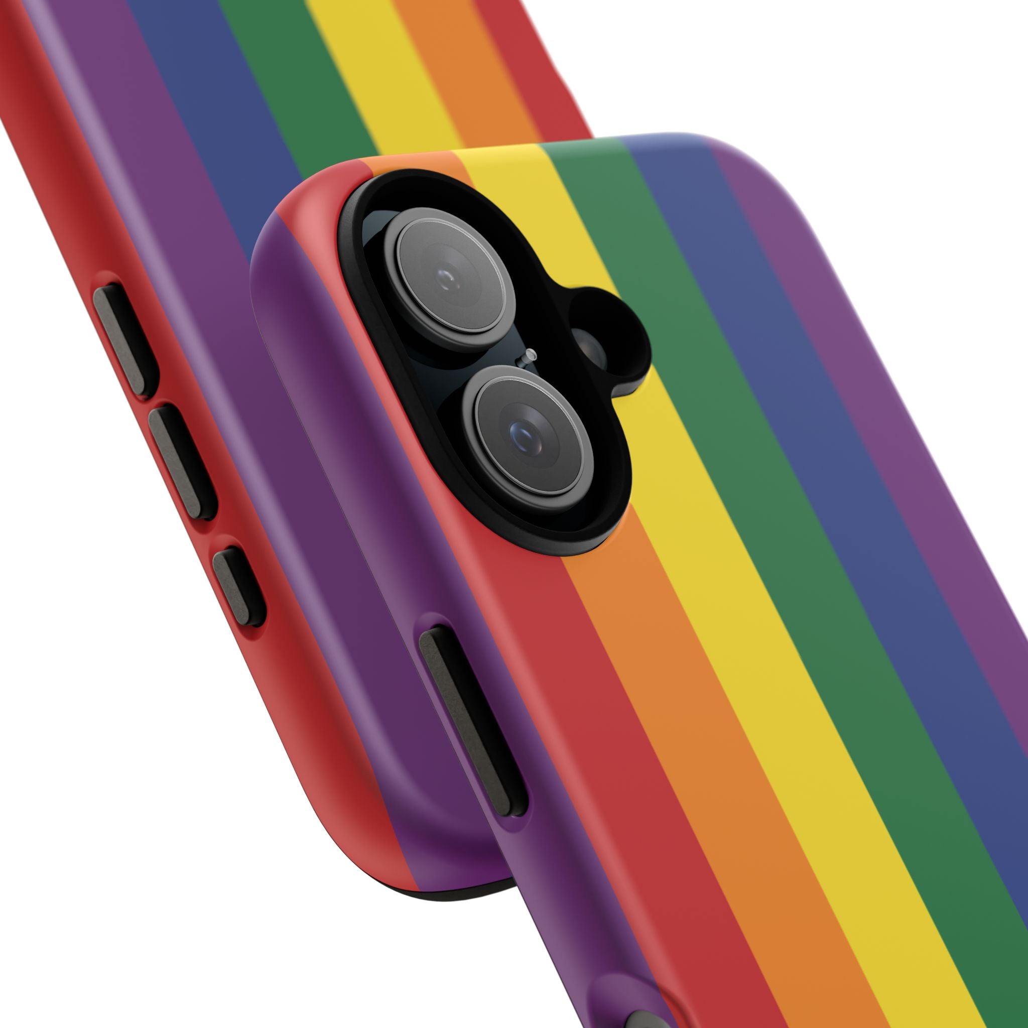 LGBTQ Rainbow Flag Tough Phone Case for iPhone, Galaxy, or Google Pixel