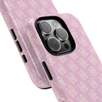 Pink 'LOVE' Pattern Tough Phone Case
