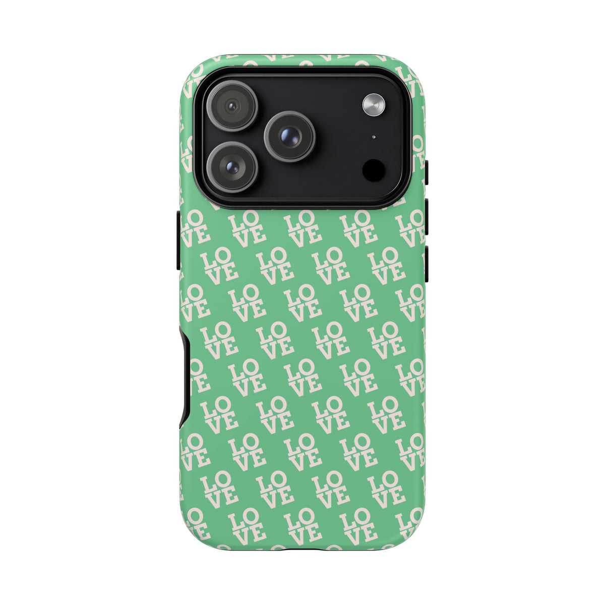 LOVE Aqua Tough Phone Case for iPhone, Galaxy, or Google Pixel