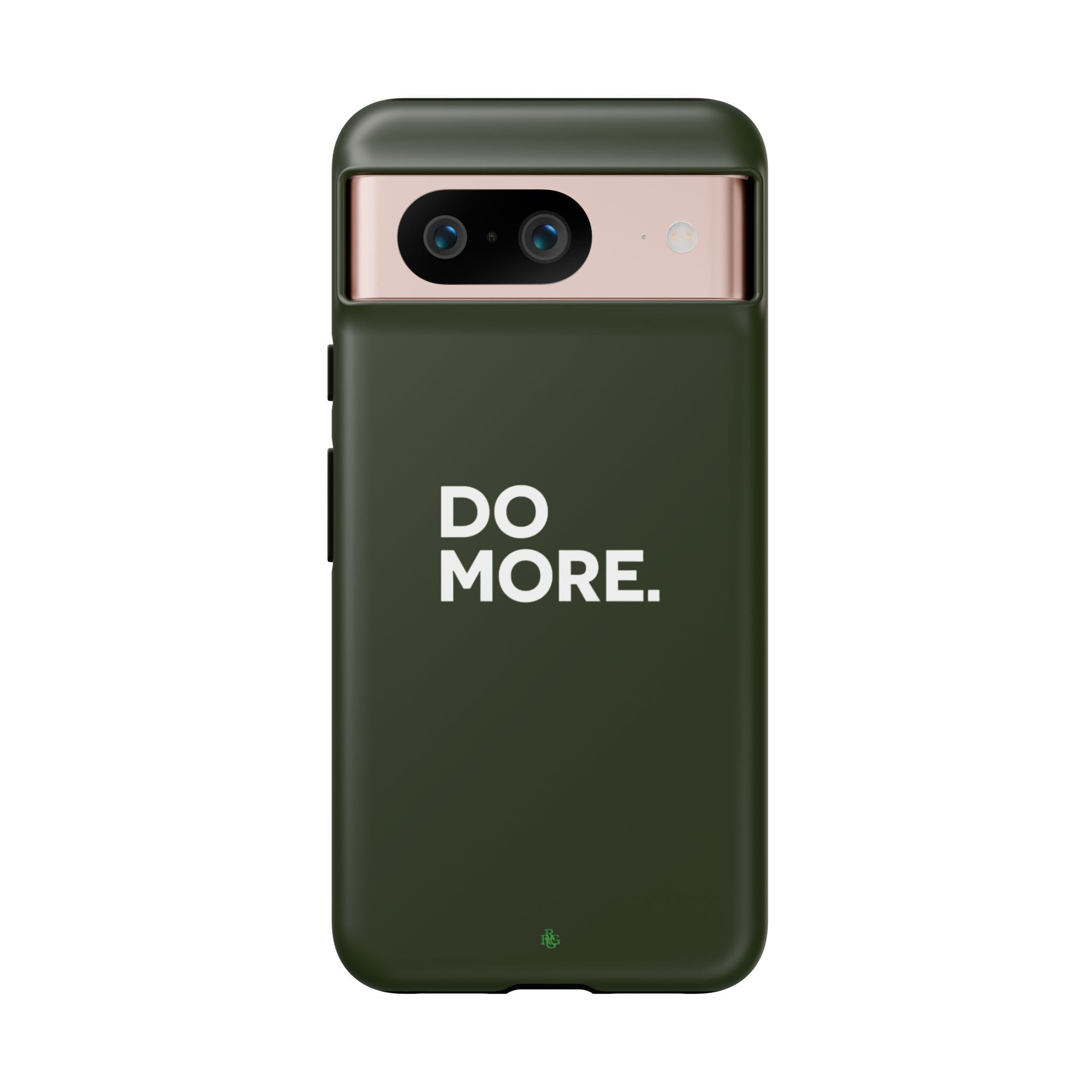 Olive Green Do More Tough Phone Case for iPhone, Galaxy, or Google Pixel