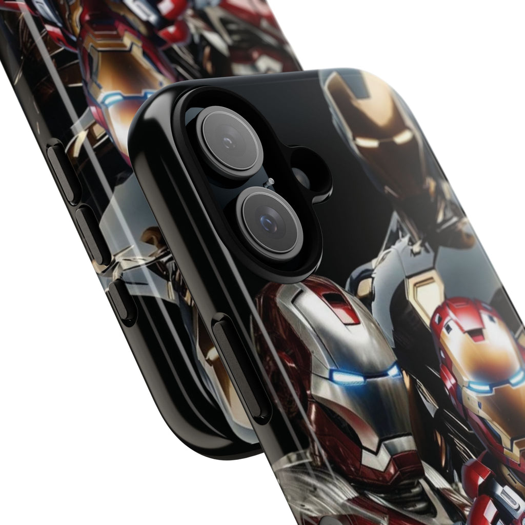 Iron Man Tough Phone Case for iPhone, Galaxy, or Google Pixel