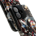Iron Man Tough Phone Case for iPhone, Galaxy, or Google Pixel
