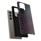 Colorful Leopard Tough Phone Case for iPhone, Galaxy, or Google Pixel