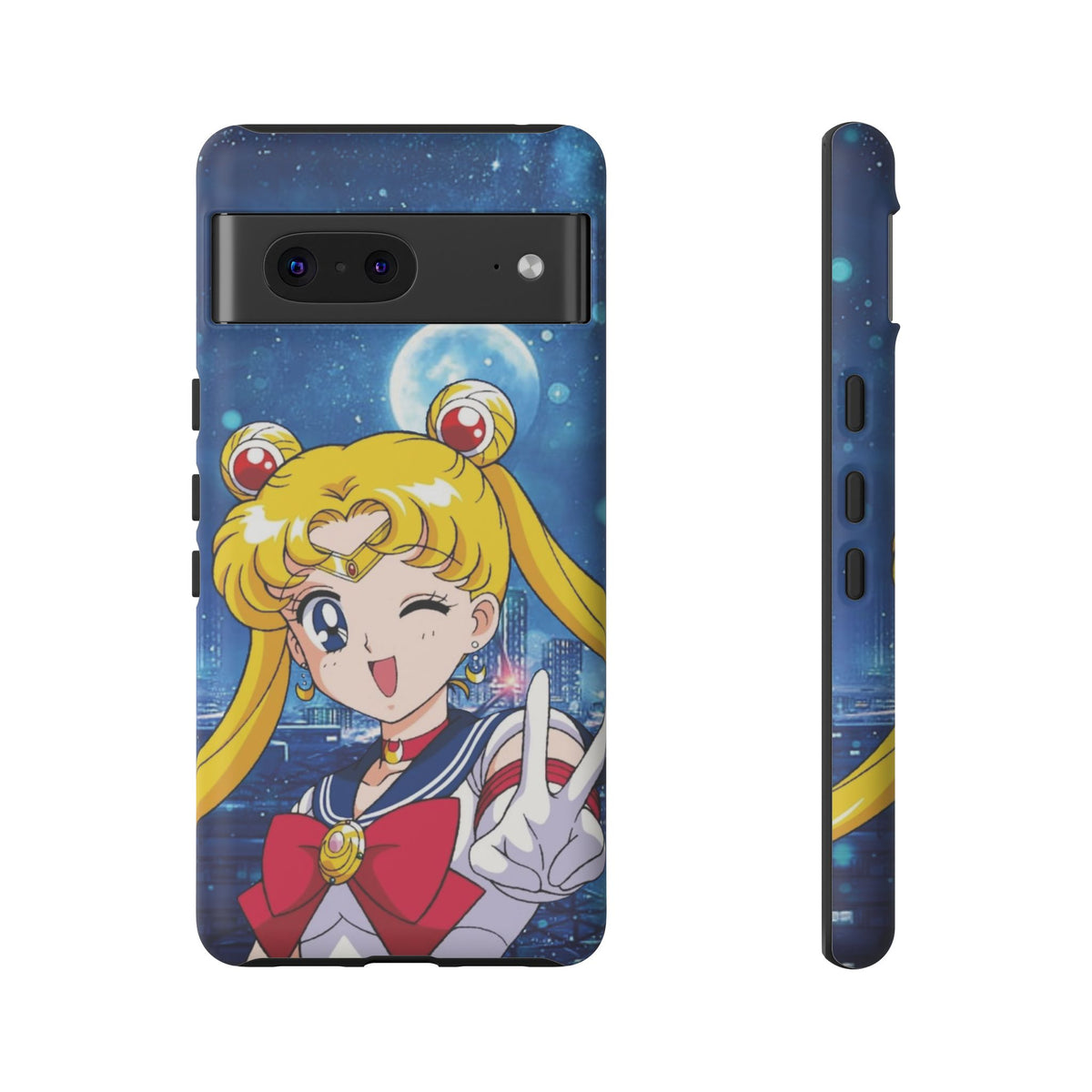 Blue S Moon Tough Case for iPhone, Galaxy, or Google Pixel