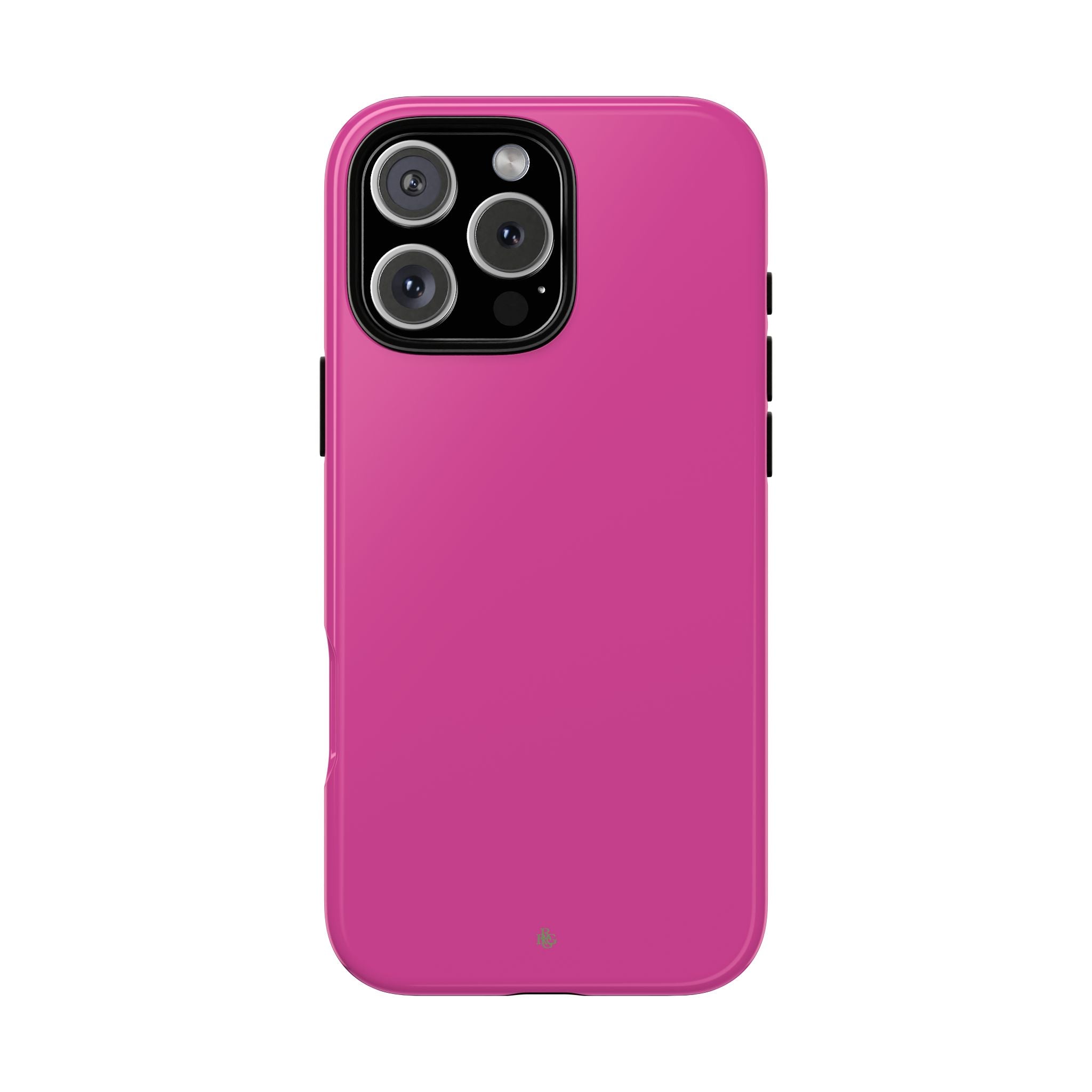 Neon Pink RG Tough Phone Case for iPhone, Galaxy, or Google Pixel