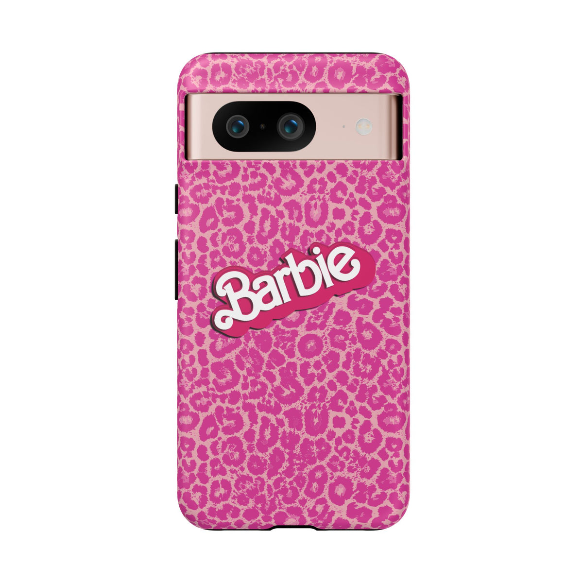 Hot Neon Pink Leopard Barb Tough Phone Case iPhone, Galaxy, or Google Pixel