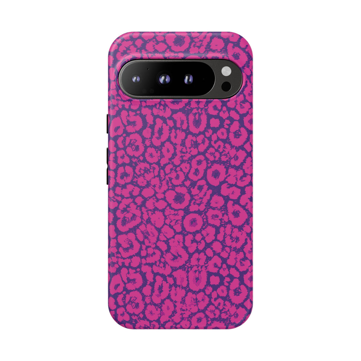 Pink Purple Leopard Tough Phone Case iPhone, Galaxy and Google Pixel