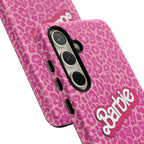 Hot Neon Pink Leopard Barb Tough Phone Case iPhone, Galaxy, or Google Pixel