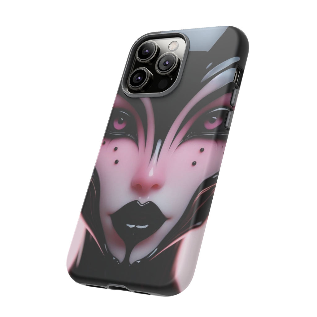 Pink Alien Tough Phone Case for iPhone, Galaxy, or Google Pixel