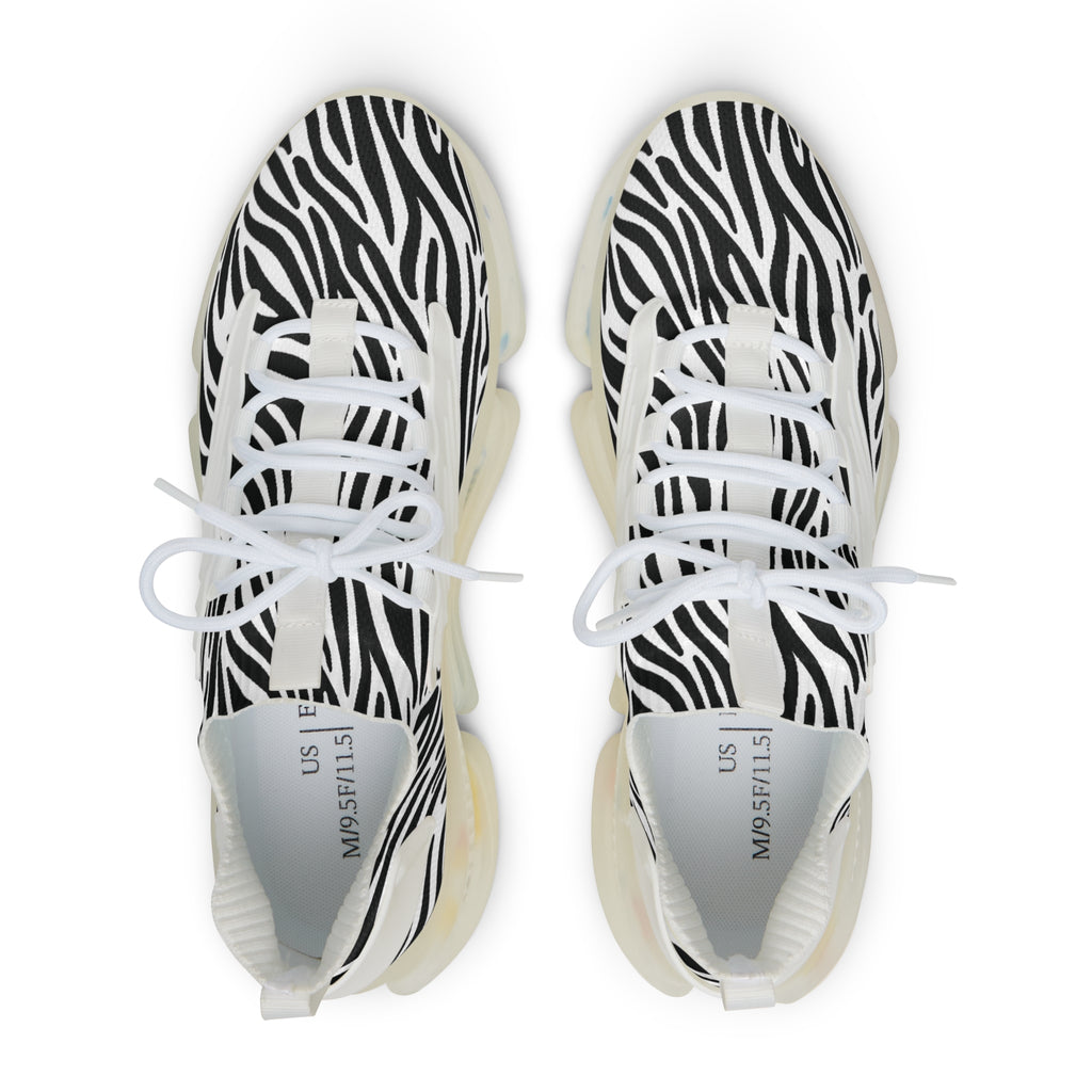 Zebra Men's Mesh Sneakers