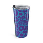 Purple Turquoise Leopard Kz Tumbler 20oz