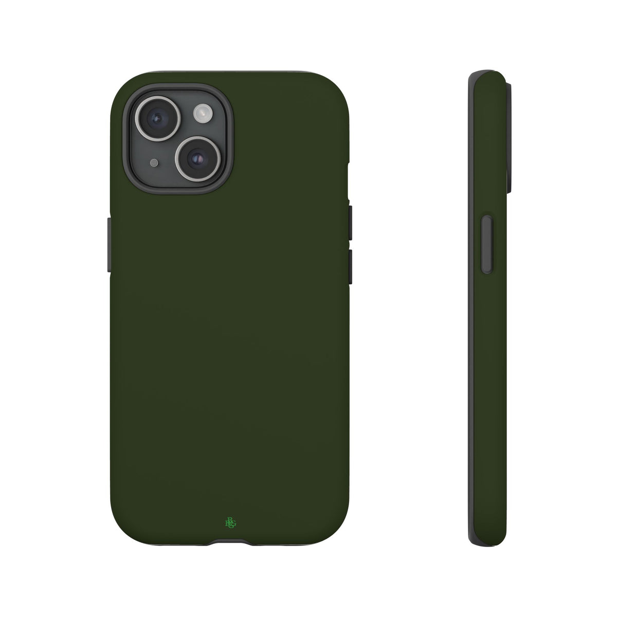 Olive Green Tough Phone Case for iPhone, Galaxy and Google Pixel
