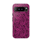 Pink Zebra Tough Phone Case for iPhone, Galaxy, or Google Pixel