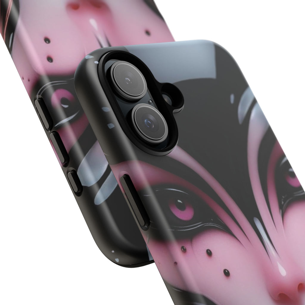 Pink Alien Tough Phone Case for iPhone, Galaxy, or Google Pixel