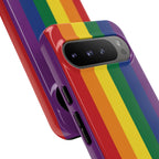 LGBTQ Rainbow Flag Tough Phone Case for iPhone, Galaxy, or Google Pixel