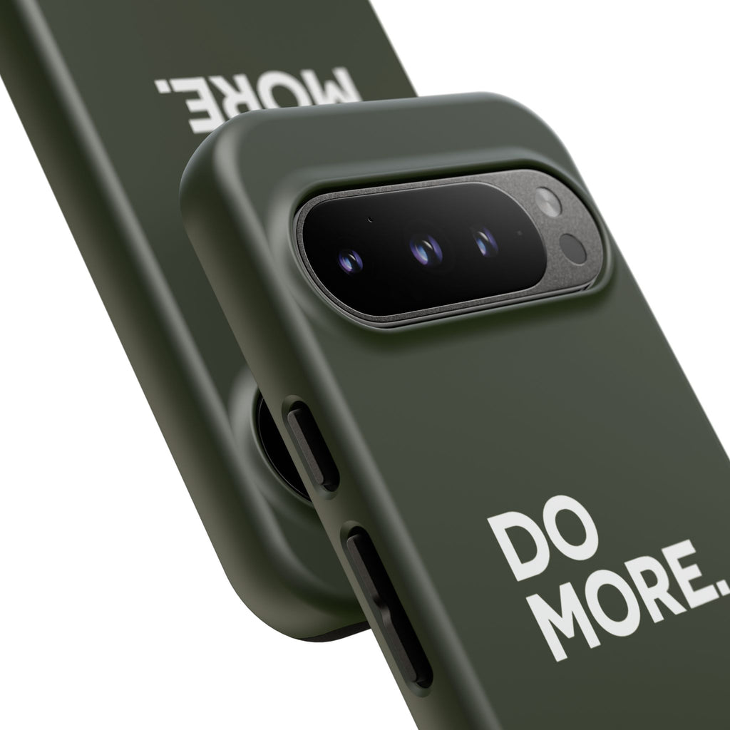 Olive Green Do More Tough Phone Case for iPhone, Galaxy, or Google Pixel