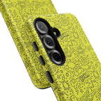 Neon Yellow Wow RG Tough Phone Case for iPhone, Galaxy, or Google Pixel