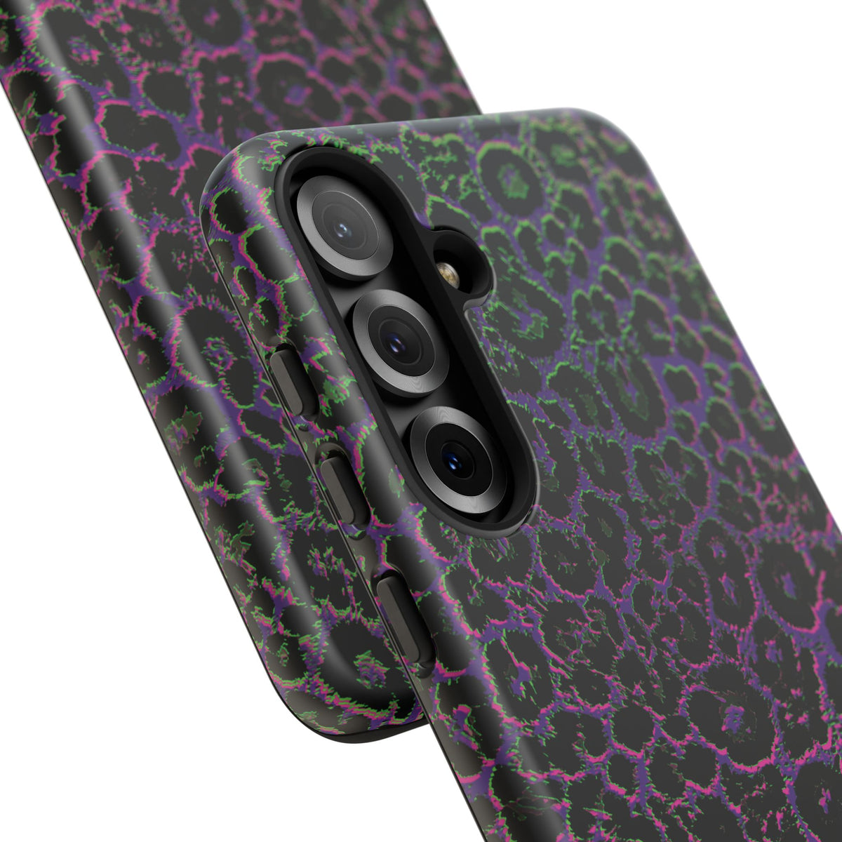 Colorful Leopard Tough Phone Case for iPhone, Galaxy, or Google Pixel