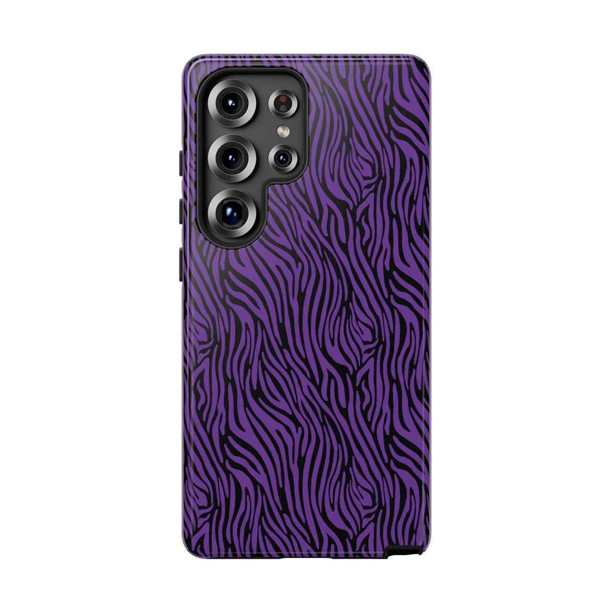 Purple Zebra Tough Phone Case for iPhone, Galaxy, or Google Pixel