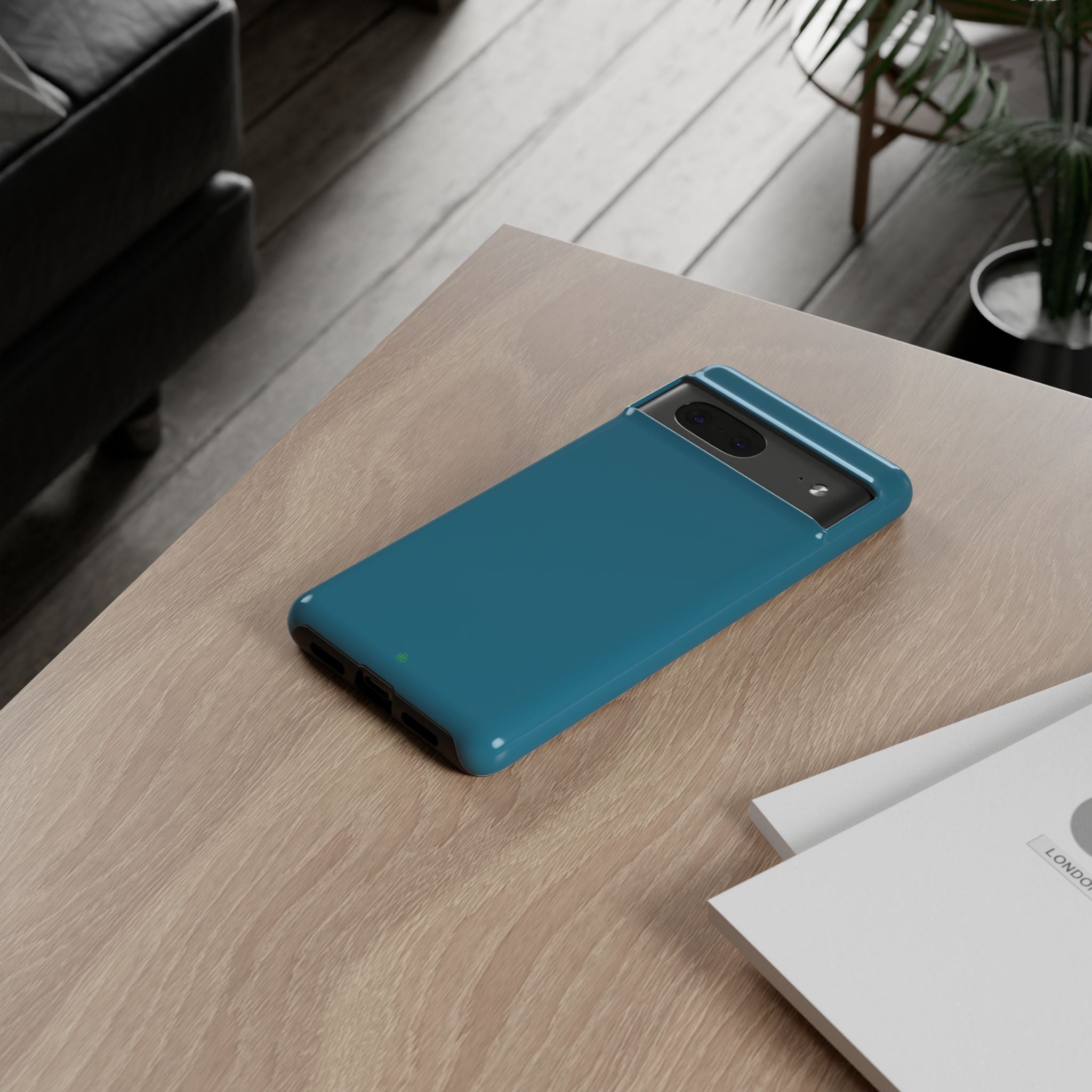 Teal Green RG Tough Phone Case for iPhone, Galaxy, or Google Pixel