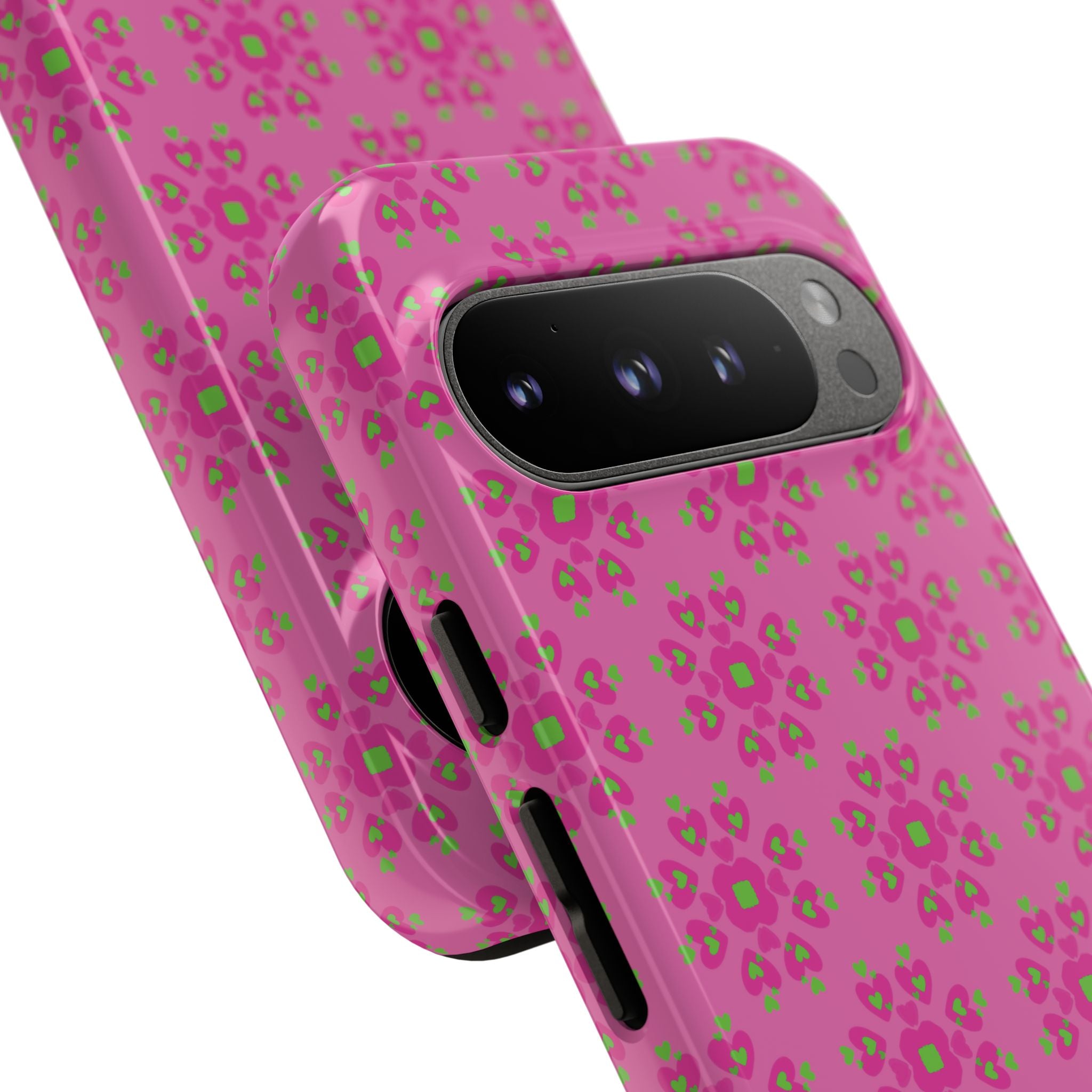 Floresta Heart Pink Tough Phone Case iPhone, Galaxy, or Google Pixel