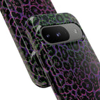 Colorful Leopard Tough Phone Case for iPhone, Galaxy, or Google Pixel