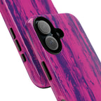 Pink Purple Wood Print Tough Phone Case iPhone, Galaxy, or Google Pixel
