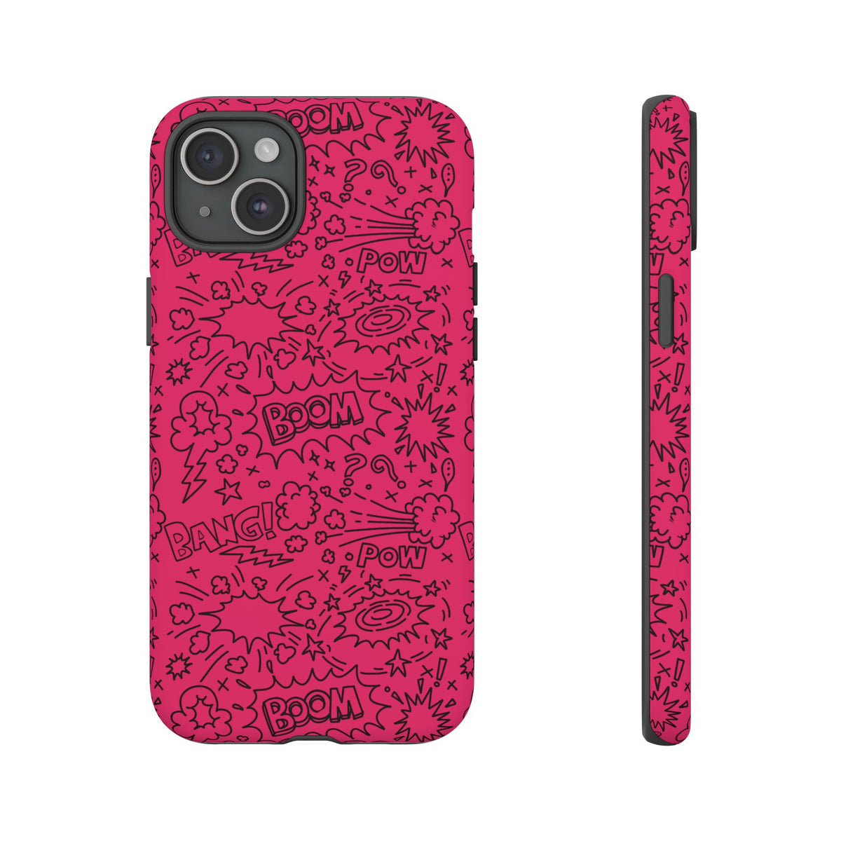 Boom Wow Tough Case for iPhone, Galaxy, or Google Pixel