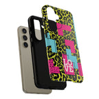 LOVE Neon Yellow RG Phone Case iPhone, Galaxy and Google Tough Cases