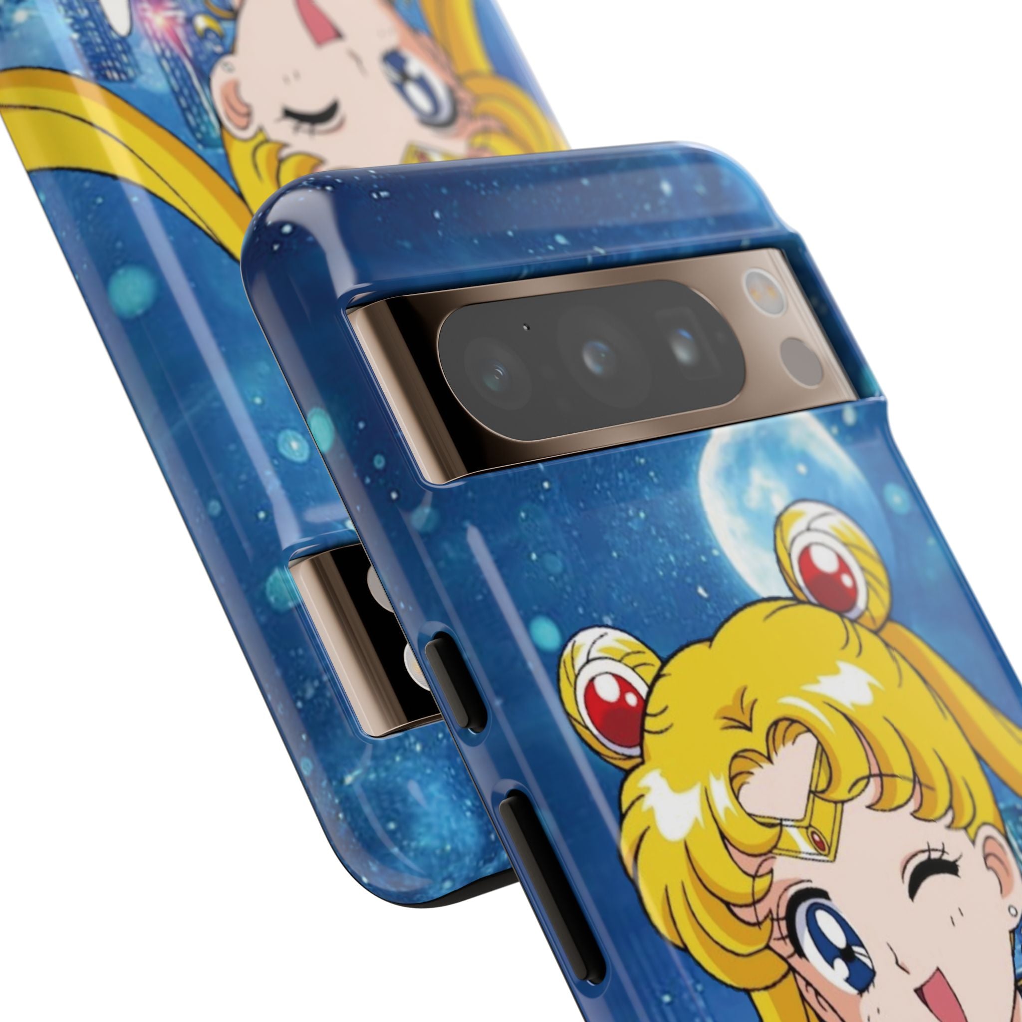 Blue S Moon Tough Case for iPhone, Galaxy, or Google Pixel