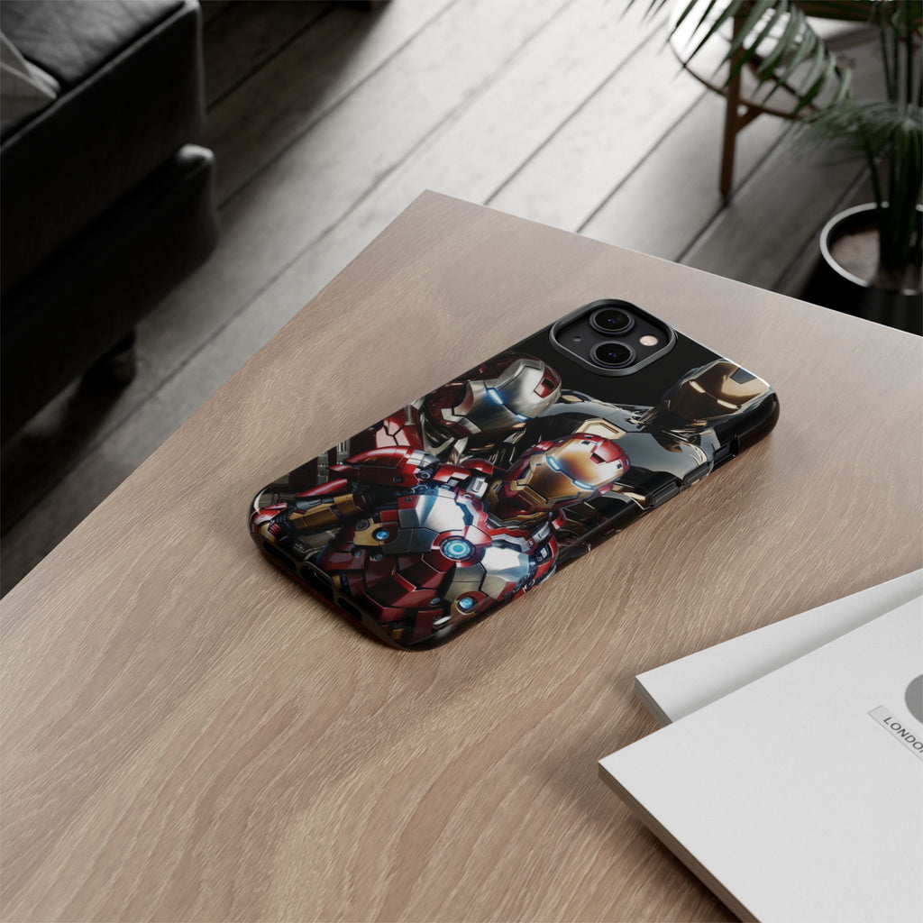 Iron Man Tough Phone Case for iPhone, Galaxy, or Google Pixel