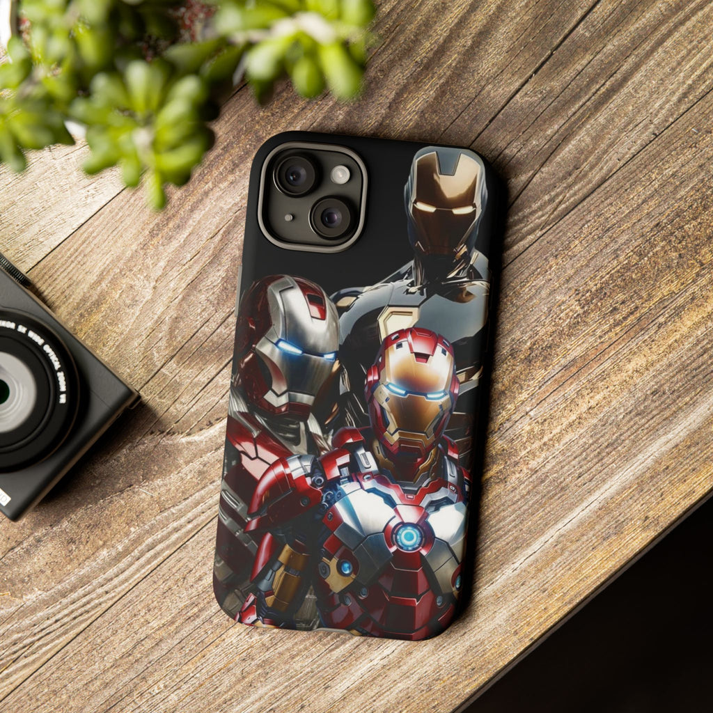 Iron Man Tough Phone Case for iPhone, Galaxy, or Google Pixel