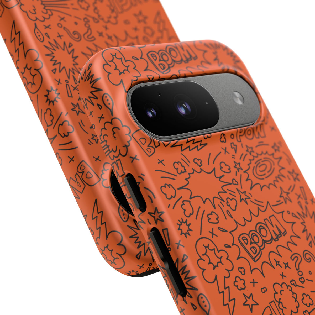 Wow Orange Tough Case for iPhone, Galaxy, or Google Pixel