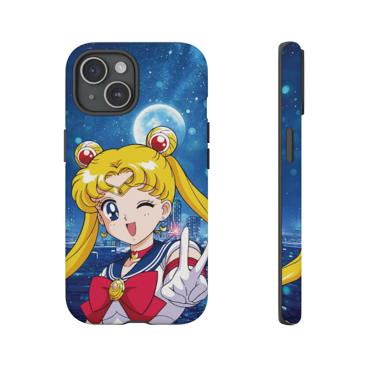Blue S Moon Tough Case for iPhone, Galaxy, or Google Pixel