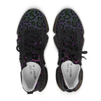 Neon Colorful Leopard Women's Mesh Sneakers