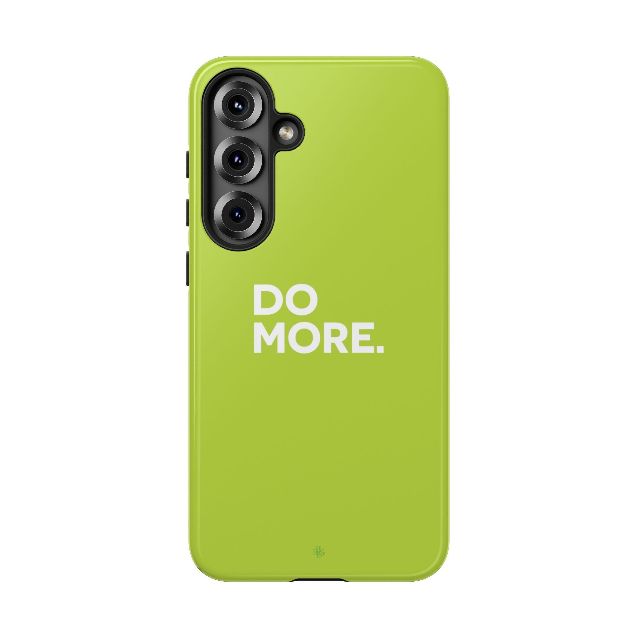 Do More (Neon Yellow) Tough Phone Case for iPhone, Galaxy or Google Pixel