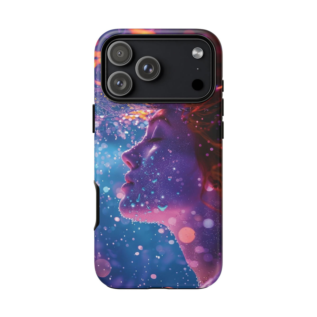 Meditating Underwater Tough Phone Case for iPhone, Galaxy, or Google Pixel