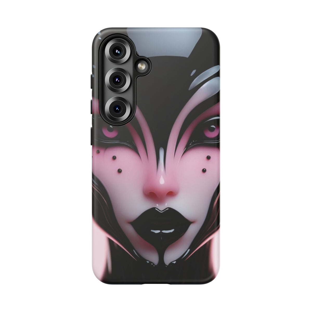 Pink Alien Tough Phone Case for iPhone, Galaxy, or Google Pixel