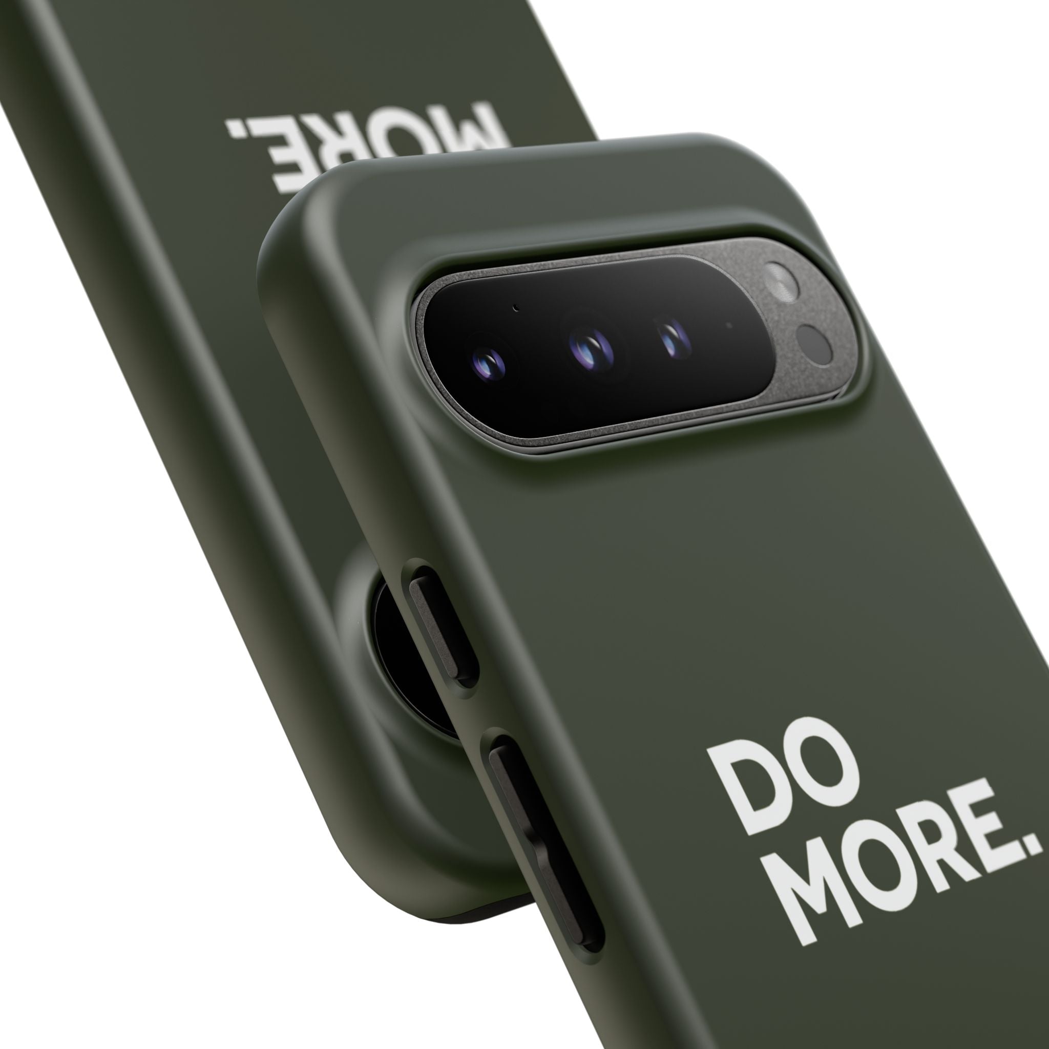 Olive Green Do More Tough Phone Case for iPhone, Galaxy, or Google Pixel