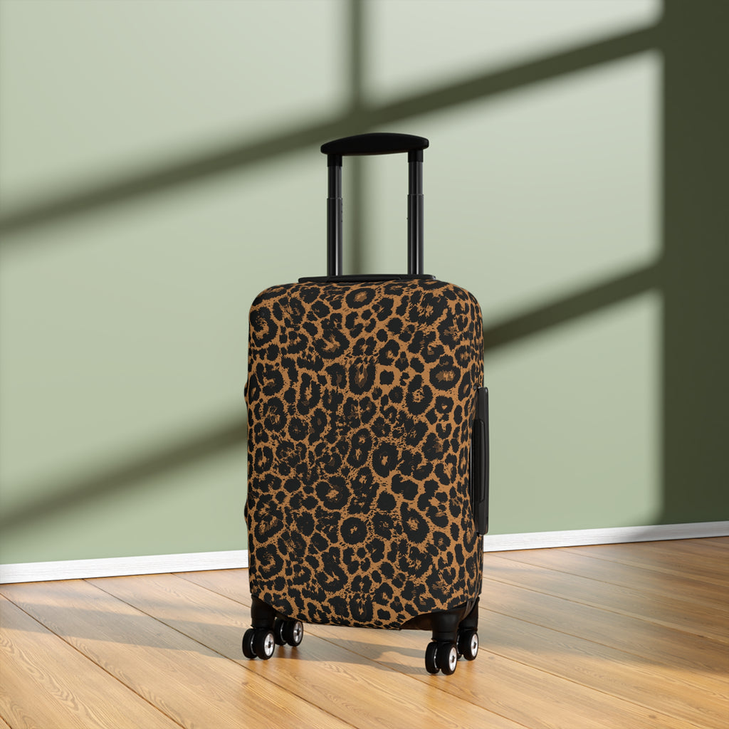 Leopard Print Luggage Cover