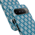 LOVE Teal Green Tough Phone Case iPhone, Galaxy, or Google Pixel