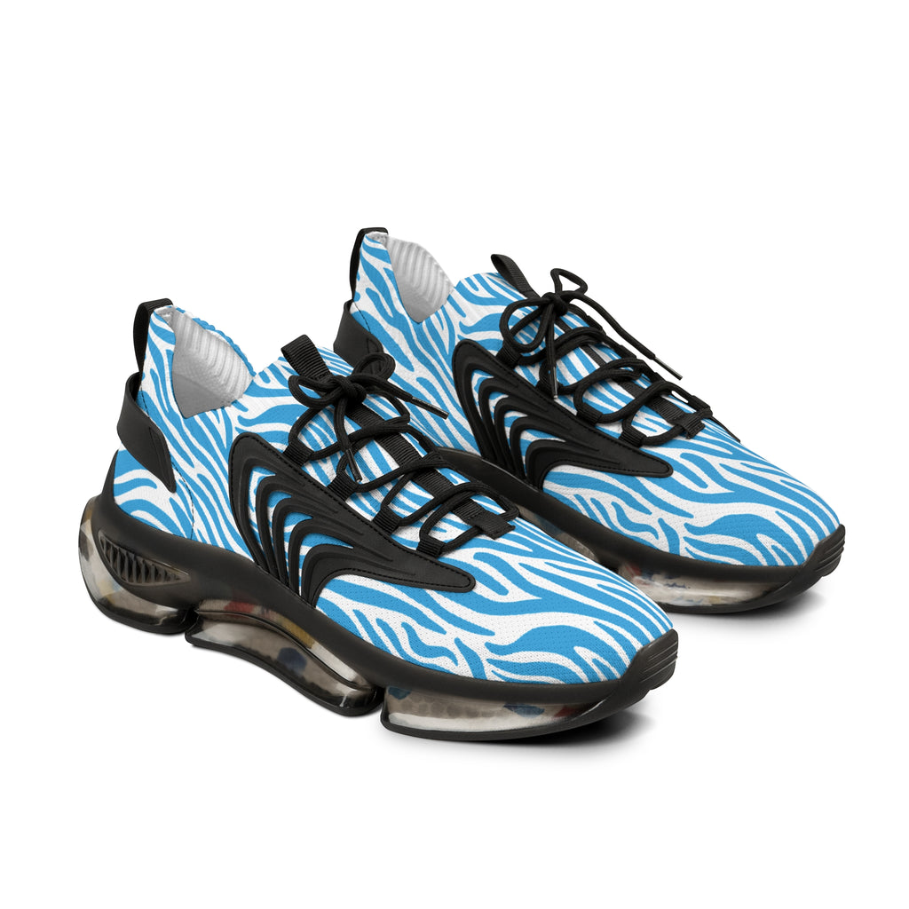 Blue Zebra Men's Mesh Sneakers