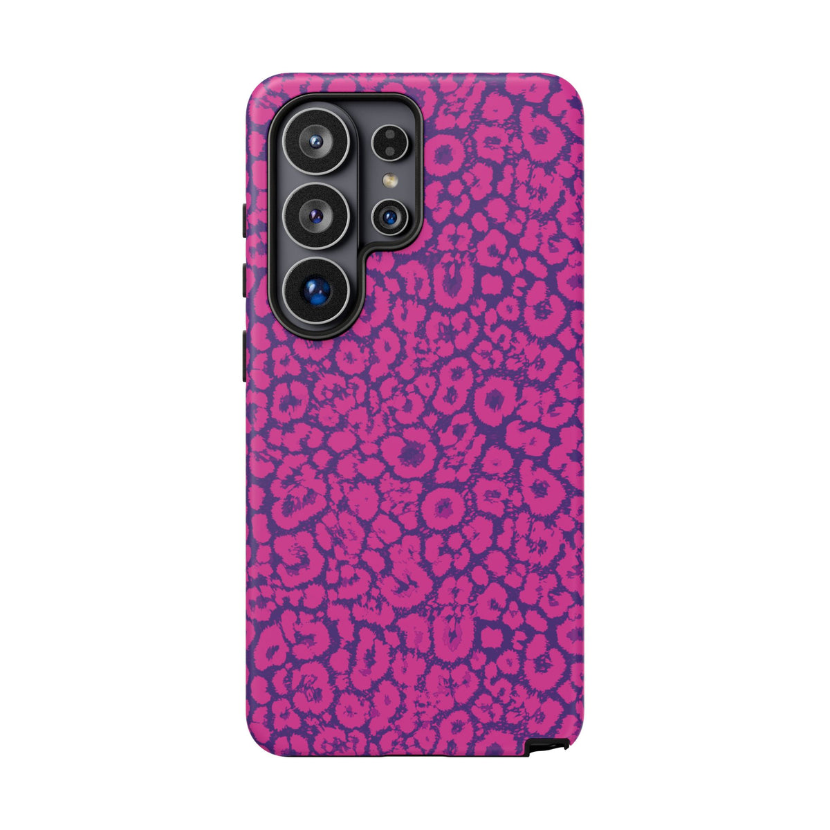 Pink Purple Leopard Tough Phone Case iPhone, Galaxy and Google Pixel
