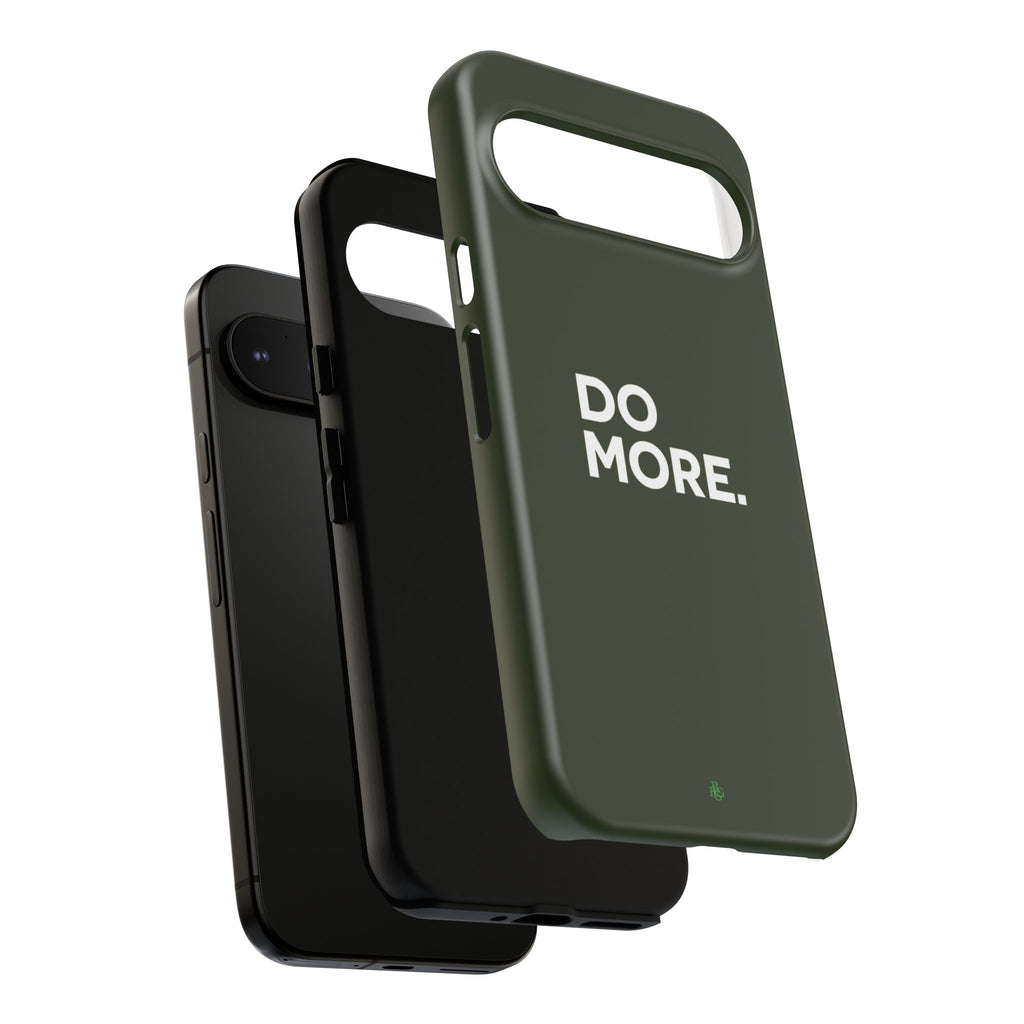Olive Green Do More Tough Phone Case for iPhone, Galaxy, or Google Pixel
