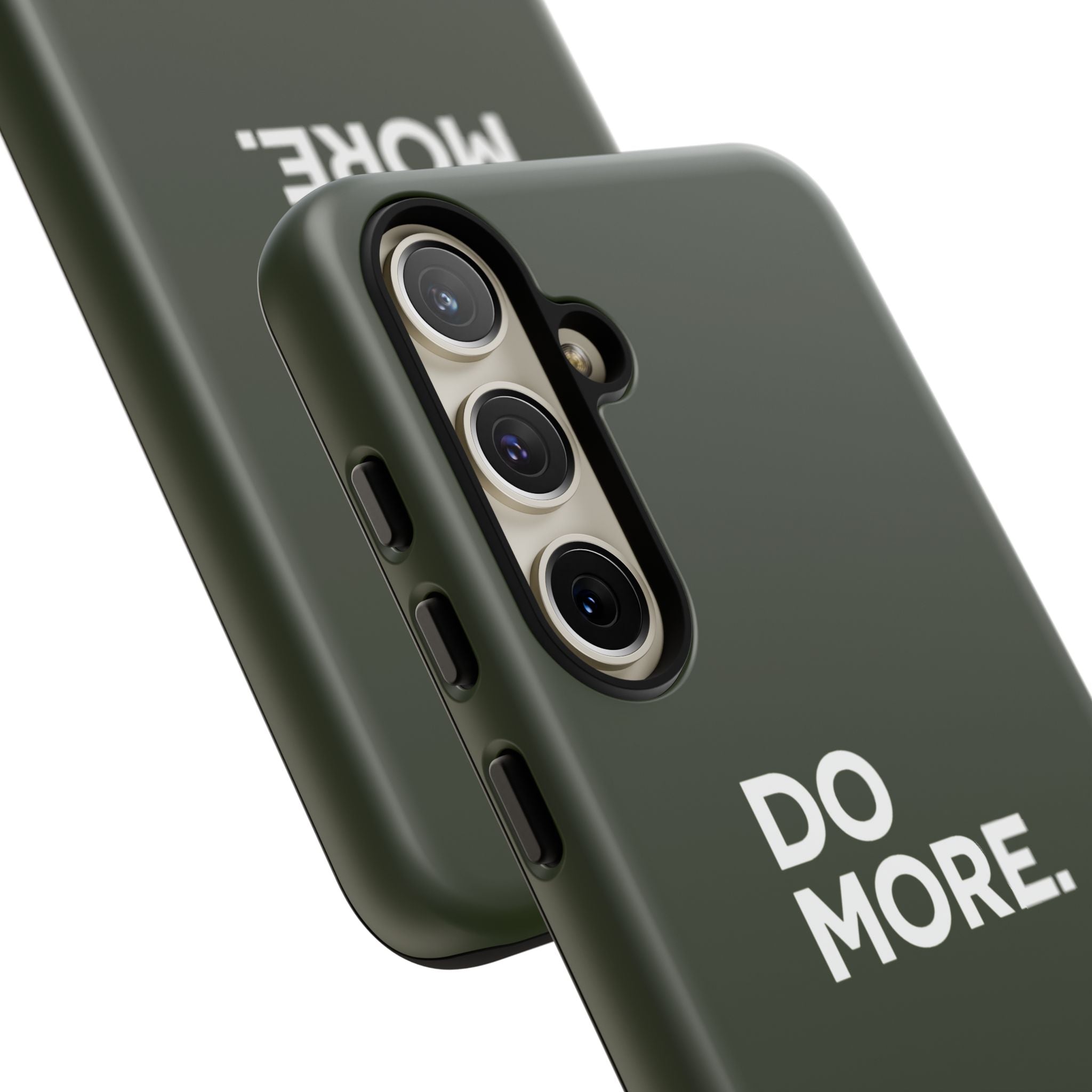 Olive Green Do More Tough Phone Case for iPhone, Galaxy, or Google Pixel