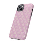 Pink 'LOVE' Pattern Tough Phone Case