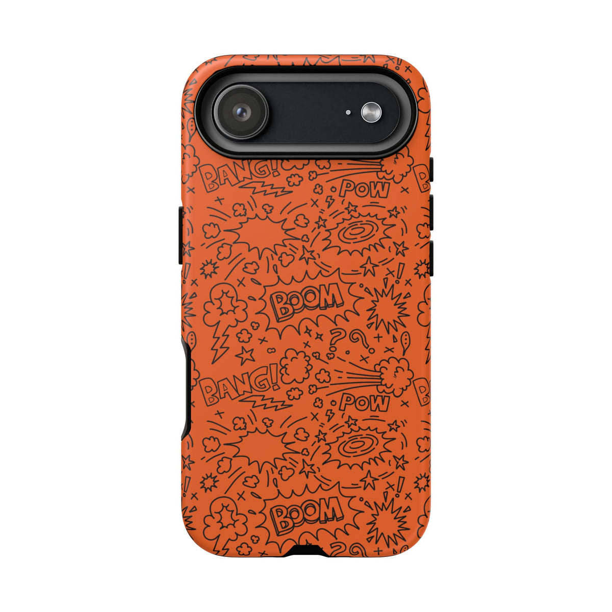 Wow Orange Tough Case for iPhone, Galaxy, or Google Pixel
